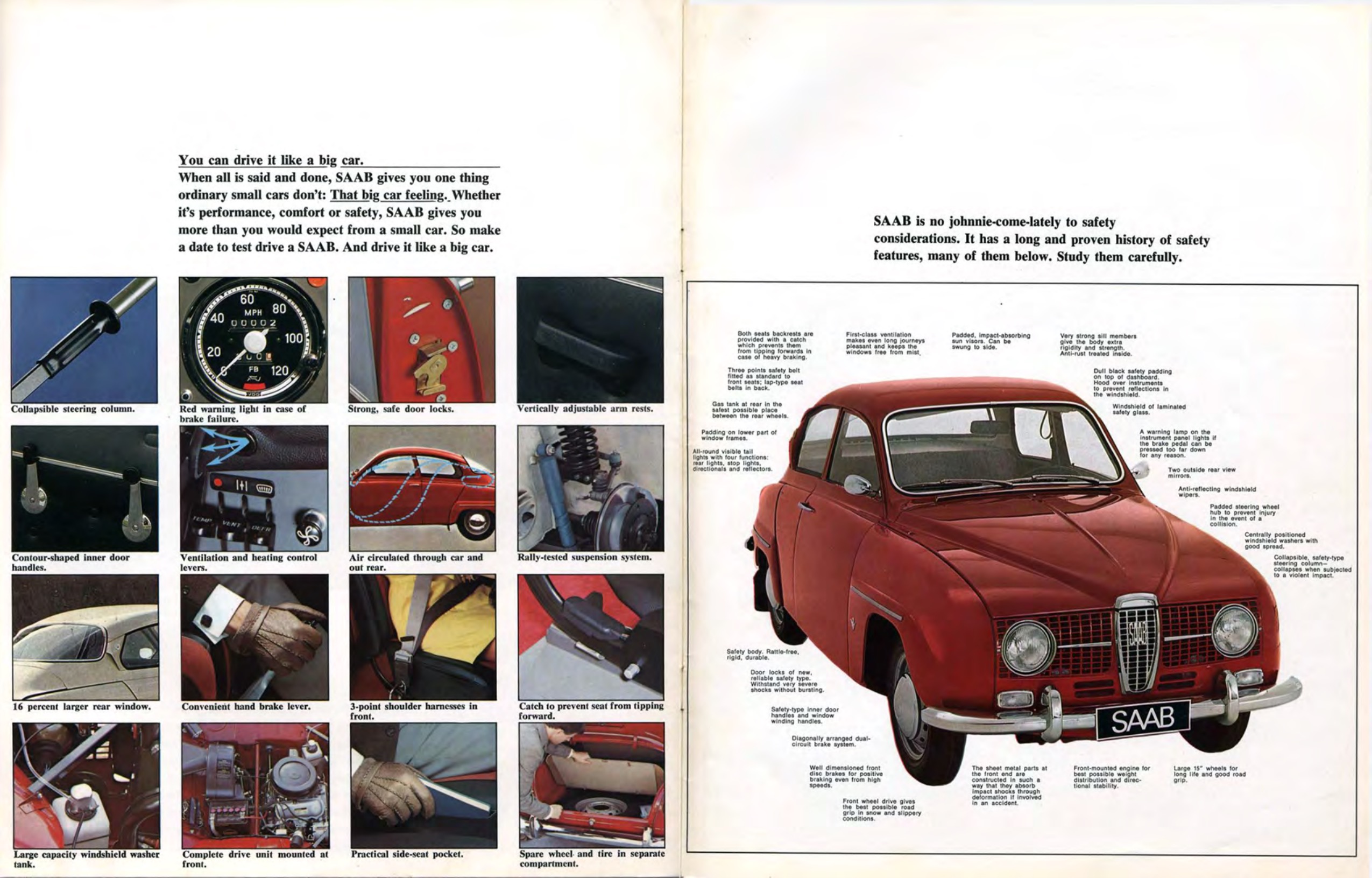 1968 SAAB Full-Line Brochure Page 6